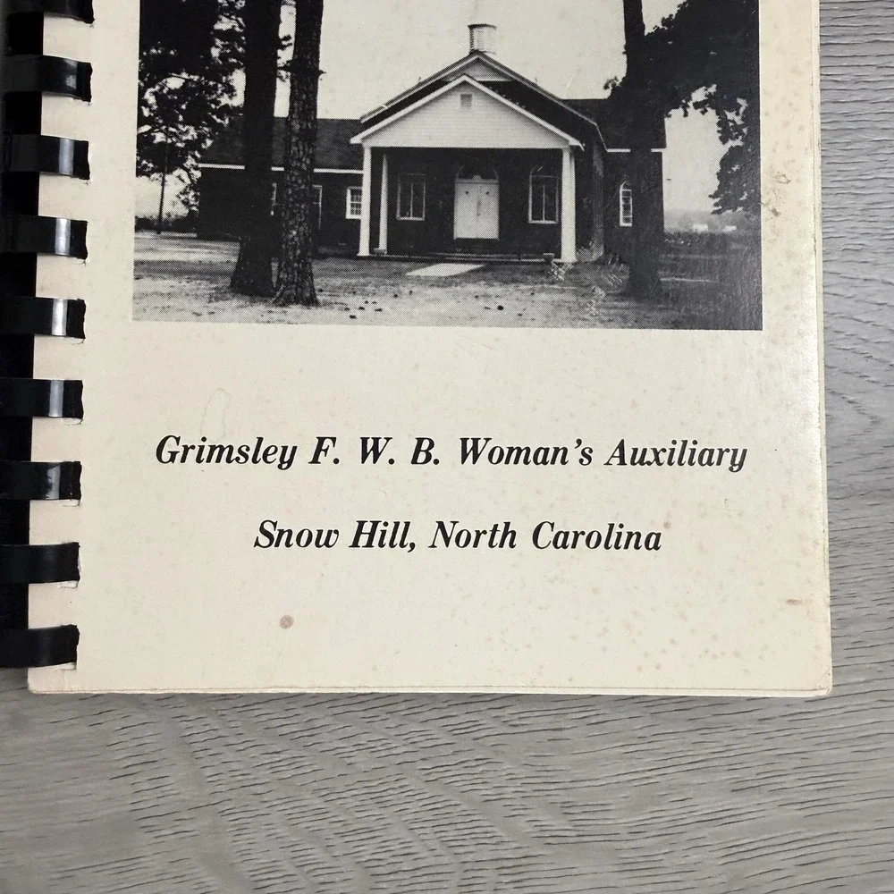 Vintage North Carolina Community Cookbooks Lot 6 Weeksville Jay Wesleyan Scouts